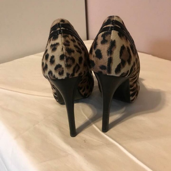 Not Rated Leopard Print heels - Picture 3 of 4